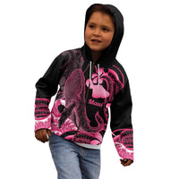 Aloha Hawaii Maui Kid Hoodie Valley Isle Humpback Whale Black