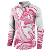 Aloha Hawaii Maui Button Sweatshirt Valley Isle Humpback Whale White