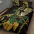 Yellow New Zealand Kowhai And Piwakawaka Quilt Bed Set Maori Ngaru Paua Shell