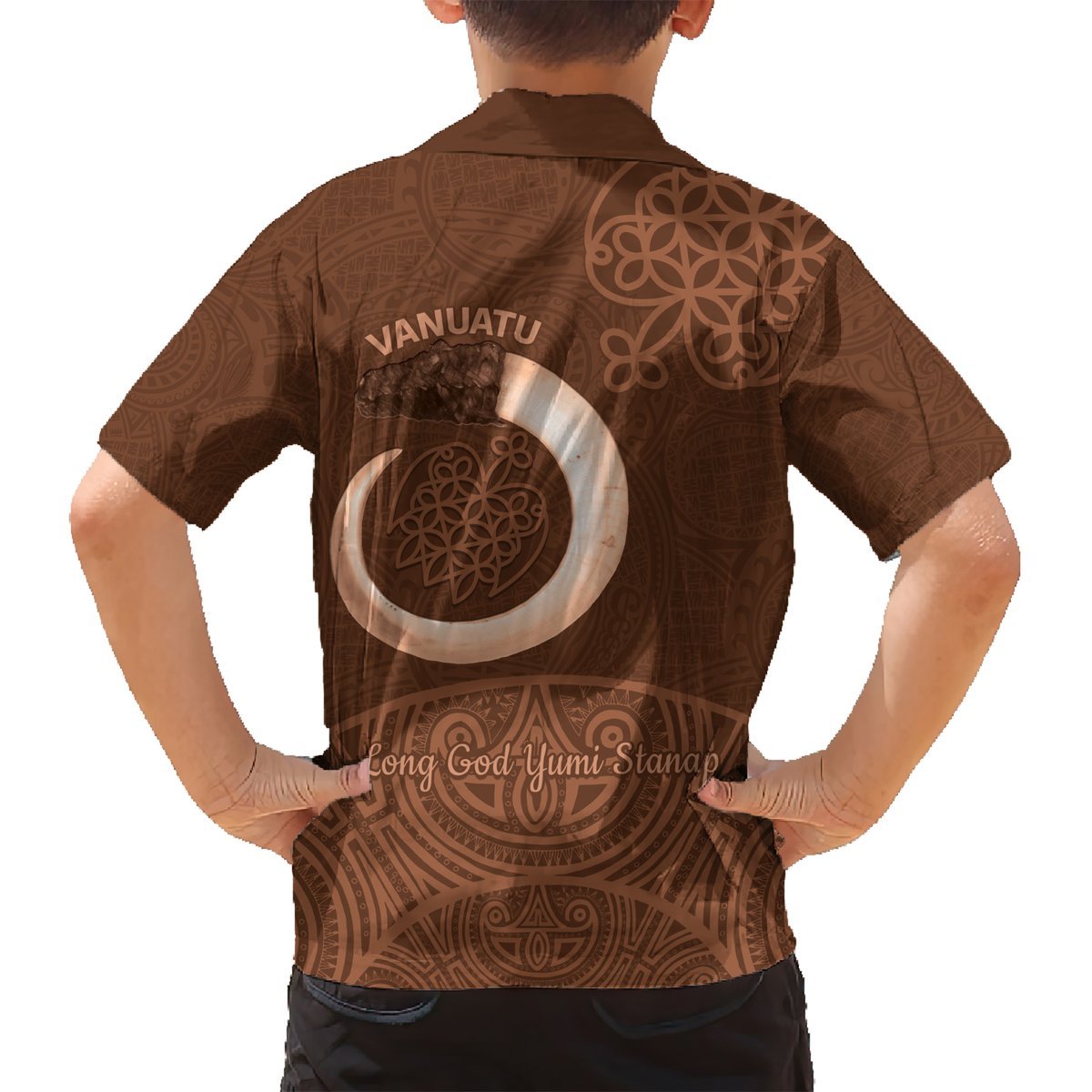 Vanuatu Indipendens Dei Hawaiian Shirt Yumi Sand Drawing Turtle Mix Lapita LT14 - Polynesian Pride