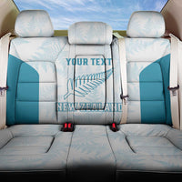 Custom New Zealand Silver Fern Football Back Car Seat Cover Come On All White LT14 One Size White - Polynesian Pride