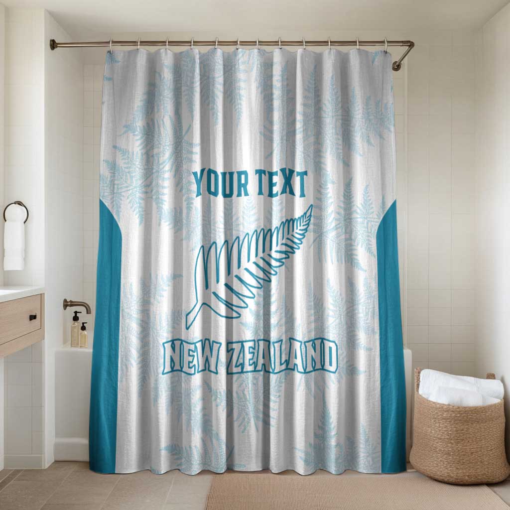 Custom New Zealand Silver Fern Football Bathroom Set Come On All White - Polynesian Pride