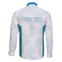 Custom New Zealand Silver Fern Football Family Matching Short Sleeve Bodycon Dress and Hawaiian Shirt Come On All White