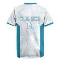 Custom New Zealand Silver Fern Football Rugby Jersey Come On All White LT14 - Polynesian Pride