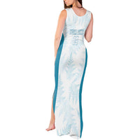 Custom New Zealand Silver Fern Football Tank Maxi Dress Come On All White