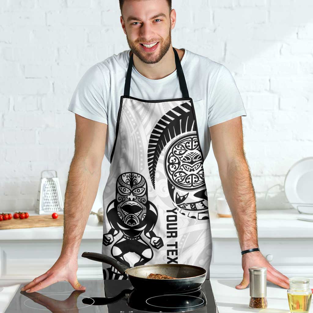 Custom Aotearoa Football Apron NZ Maori Tiki Go Champions - Polynesian Pride