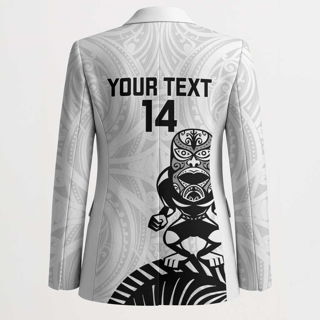 Custom Aotearoa Football Blazer NZ Maori Tiki Go Champions LT14 - Polynesian Pride