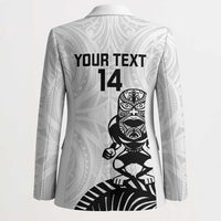 Custom Aotearoa Football Blazer NZ Maori Tiki Go Champions LT14 - Polynesian Pride