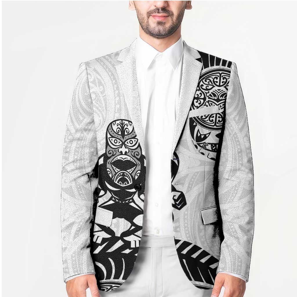 Custom Aotearoa Football Blazer NZ Maori Tiki Go Champions LT14 - Polynesian Pride