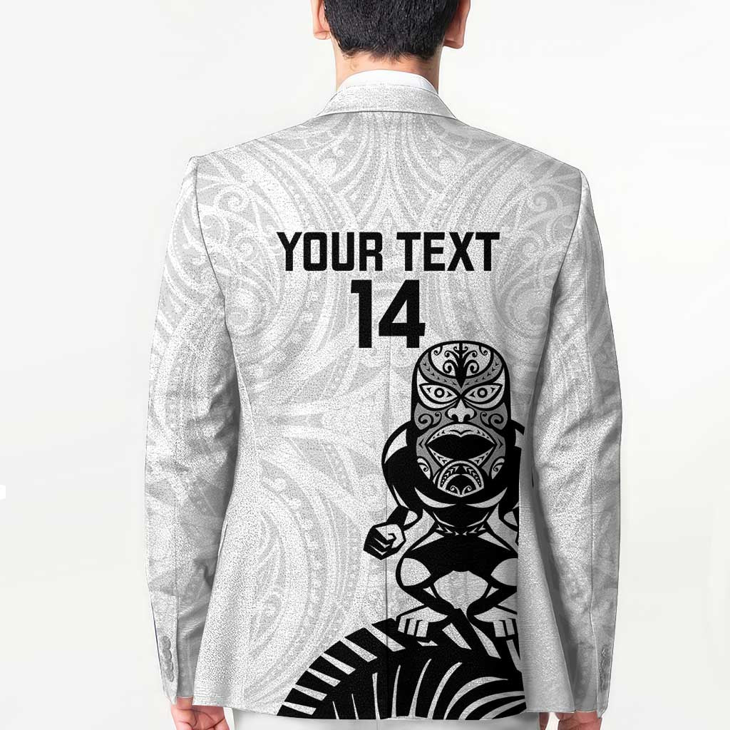 Custom Aotearoa Football Blazer NZ Maori Tiki Go Champions LT14 - Polynesian Pride