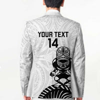 Custom Aotearoa Football Blazer NZ Maori Tiki Go Champions LT14 - Polynesian Pride