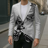 Custom Aotearoa Football Blazer NZ Maori Tiki Go Champions LT14 - Polynesian Pride