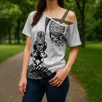 Custom Aotearoa Football Cross Shoulder Shirt NZ Maori Tiki Go Champions - Polynesian Pride