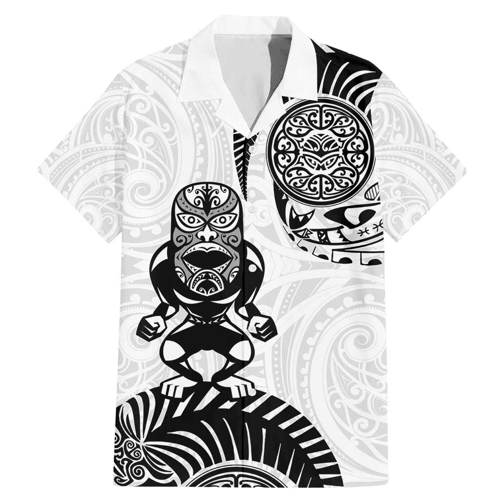 Custom Aotearoa Football Family Matching Mermaid Dress and Hawaiian Shirt NZ Maori Tiki Go Champions