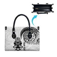 Custom Aotearoa Football Leather Bag NZ Maori Tiki Go Champions - Polynesian Pride