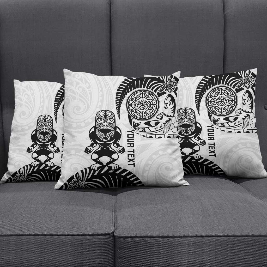 Custom Aotearoa Football Pillow Cover NZ Maori Tiki Go Champions LT14 - Polynesian Pride