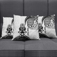 Custom Aotearoa Football Pillow Cover NZ Maori Tiki Go Champions LT14 - Polynesian Pride