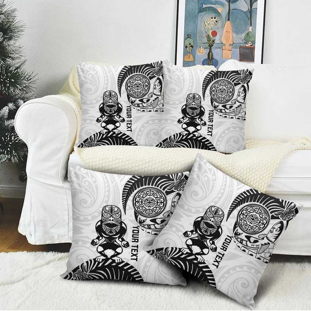 Custom Aotearoa Football Pillow Cover NZ Maori Tiki Go Champions LT14 - Polynesian Pride
