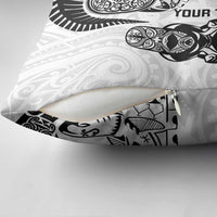Custom Aotearoa Football Pillow Cover NZ Maori Tiki Go Champions LT14 - Polynesian Pride