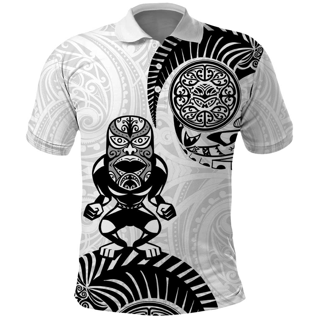 Custom Aotearoa Football Polo Shirt NZ Maori Tiki Go Champions