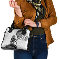 Custom Aotearoa Football Shoulder Handbag NZ Maori Tiki Go Champions