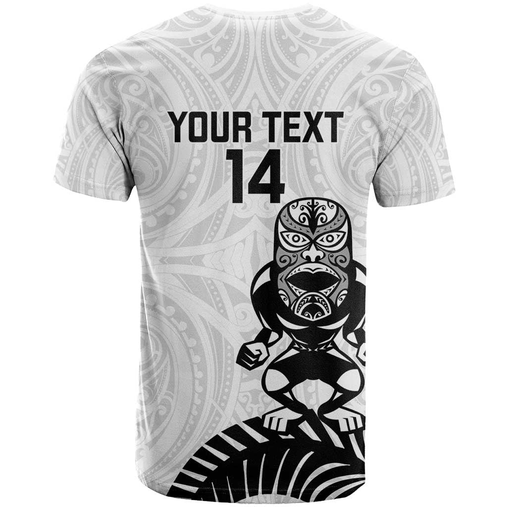 Custom Aotearoa Football T Shirt NZ Maori Tiki Go Champions