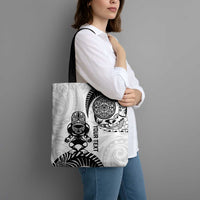 Custom Aotearoa Football Tote Bag NZ Maori Tiki Go Champions - Polynesian Pride