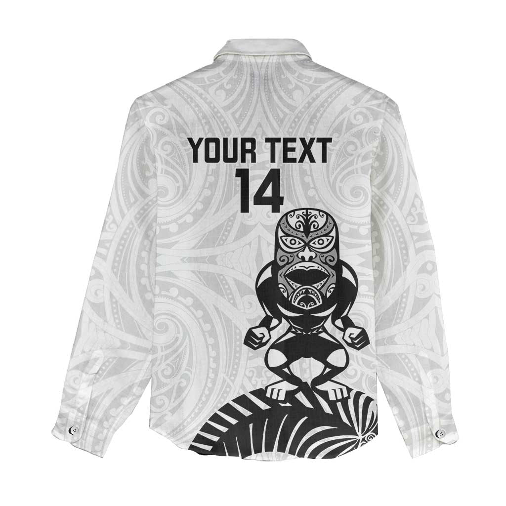 Custom Aotearoa Football Women Casual Shirt NZ Maori Tiki Go Champions