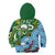 Australia And Fiji Kid Hoodie Aboriginal Mix Fijian Tapa Unique Style LT14 - Polynesian Pride