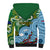 Personalised Australia And Fiji Sherpa Hoodie Aboriginal Mix Fijian Tapa Unique Style LT14 - Polynesian Pride