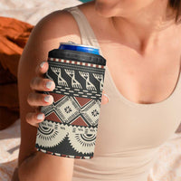 Vintage Bula Fiji Masi 4 in 1 Can Cooler Tumbler Fijian Tapa Cloth LT14 - Polynesian Pride