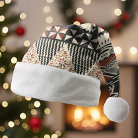 Vintage Bula Fiji Masi Christmas Santa Hat Fijian Tapa Cloth - Polynesian Pride