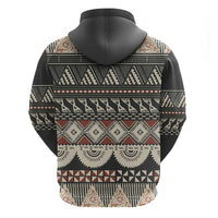 Vintage Bula Fiji Masi Hoodie Fijian Tapa Cloth LT14 - Polynesian Pride
