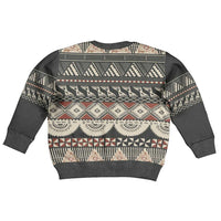 Vintage Bula Fiji Masi Kid Ugly Christmas Sweater Fijian Tapa Cloth - Polynesian Pride