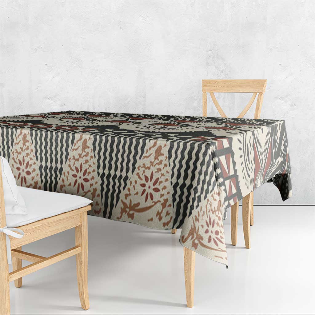 Vintage Bula Fiji Masi Tablecloth Fijian Tapa Cloth - Polynesian Pride