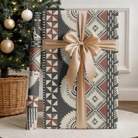 Vintage Bula Fiji Masi Wrapping Paper Fijian Tapa Cloth - Polynesian Pride