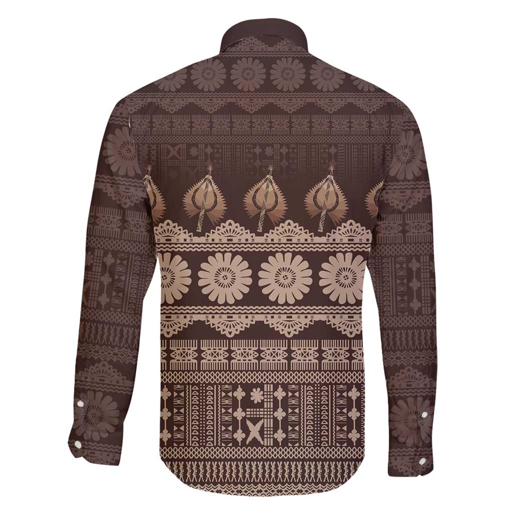 Bula Fiji Iri ni Meke Family Matching Tank Maxi Dress and Hawaiian Shirt Kuvui Fijian Masi - Polynesian Pride