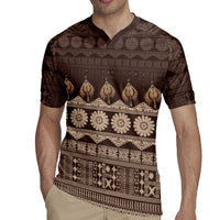 Bula Fiji Iri ni Meke Rugby Jersey Kuvui Fijian Masi LT14 - Polynesian Pride