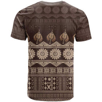 Bula Fiji Iri ni Meke T Shirt Kuvui Fijian Masi - Polynesian Pride