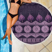 Bula Fiji Iri ni Meke Beach Blanket Lokaloka Fijian Masi - Polynesian Pride