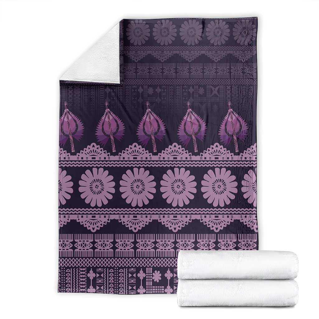 Bula Fiji Iri ni Meke Blanket Lokaloka Fijian Masi - Polynesian Pride