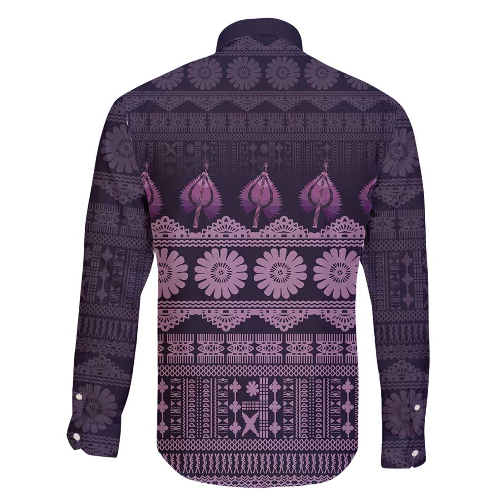 Bula Fiji Iri ni Meke Family Matching Mermaid Dress and Hawaiian Shirt Lokaloka Fijian Masi - Polynesian Pride