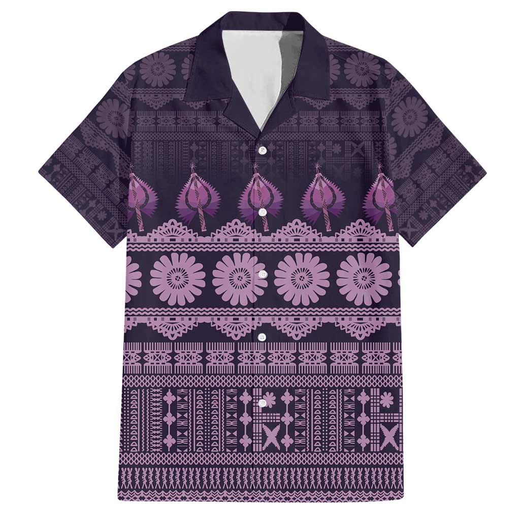 Bula Fiji Iri ni Meke Hawaiian Shirt Lokaloka Fijian Masi - Polynesian Pride