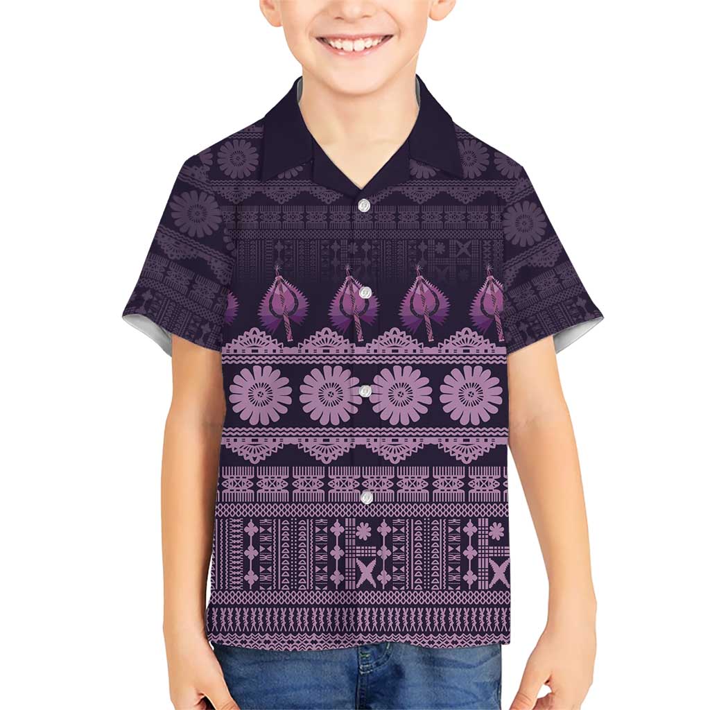 Bula Fiji Iri ni Meke Hawaiian Shirt Lokaloka Fijian Masi - Polynesian Pride