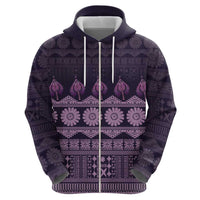 Bula Fiji Iri ni Meke Hoodie Lokaloka Fijian Masi - Polynesian Pride