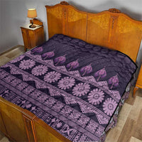 Bula Fiji Iri ni Meke Quilt Lokaloka Fijian Masi - Polynesian Pride