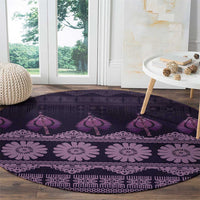 Bula Fiji Iri ni Meke Round Carpet Lokaloka Fijian Masi - Polynesian Pride