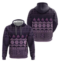 Bula Fiji Iri ni Meke Zip Hoodie Lokaloka Fijian Masi - Polynesian Pride