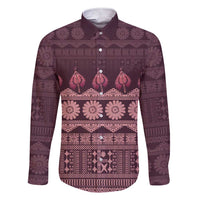 Bula Fiji Iri ni Meke Family Matching Short Sleeve Bodycon Dress and Hawaiian Shirt Piqi Fijian Masi - Polynesian Pride