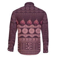 Bula Fiji Iri ni Meke Family Matching Tank Maxi Dress and Hawaiian Shirt Piqi Fijian Masi - Polynesian Pride